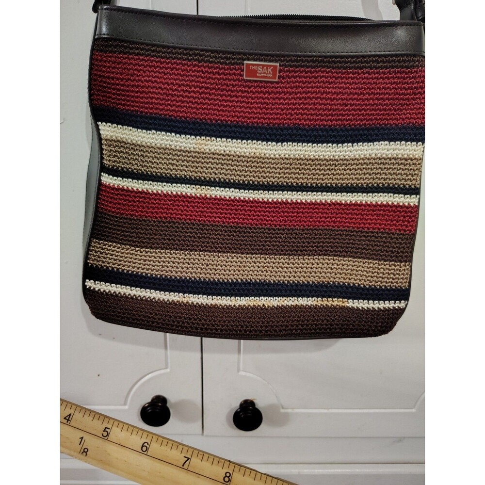 The Sak crochet womens Shoulder bag Purse Multicolor - Picture 5 of 8